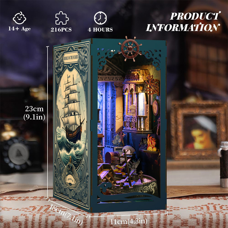 Home Automation Diy Kit - 3D 나무 DIY 북엔드 퍼즐 수제