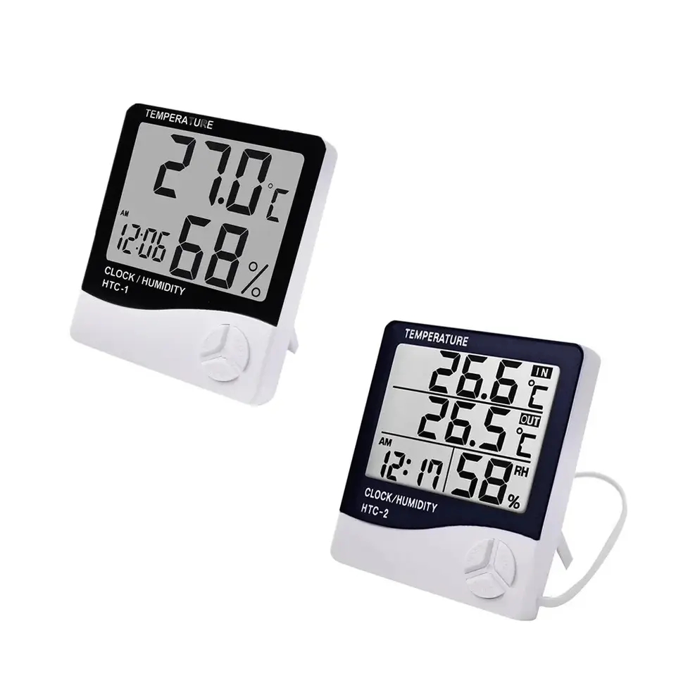 Home Automation Industry - 실내 LCD 디지털 온도계 및 습도계