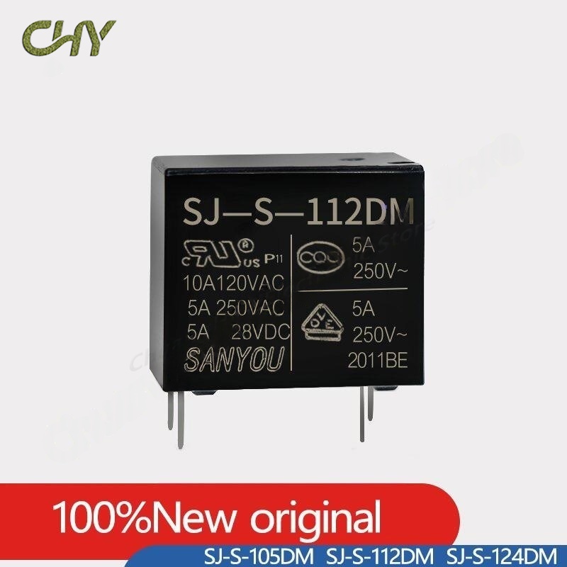 Shelly Relay Module - 새로운 원래 SANYOU SJ-S-105DM 5VDC SJ-S-112DM