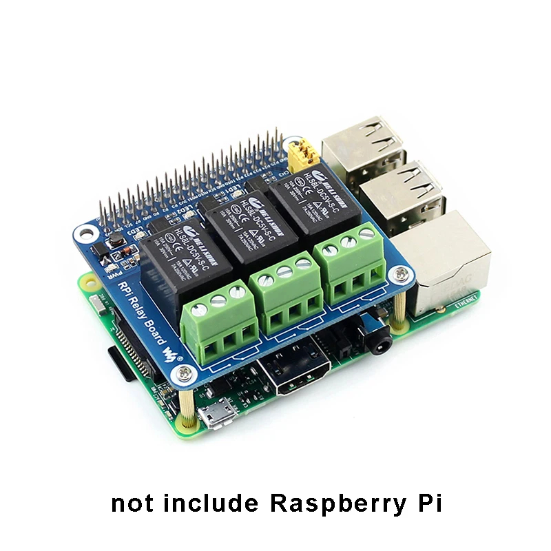 Home Automation Raspberry Pi - 3채널 릴레이 확장 보드 라즈베리 파이