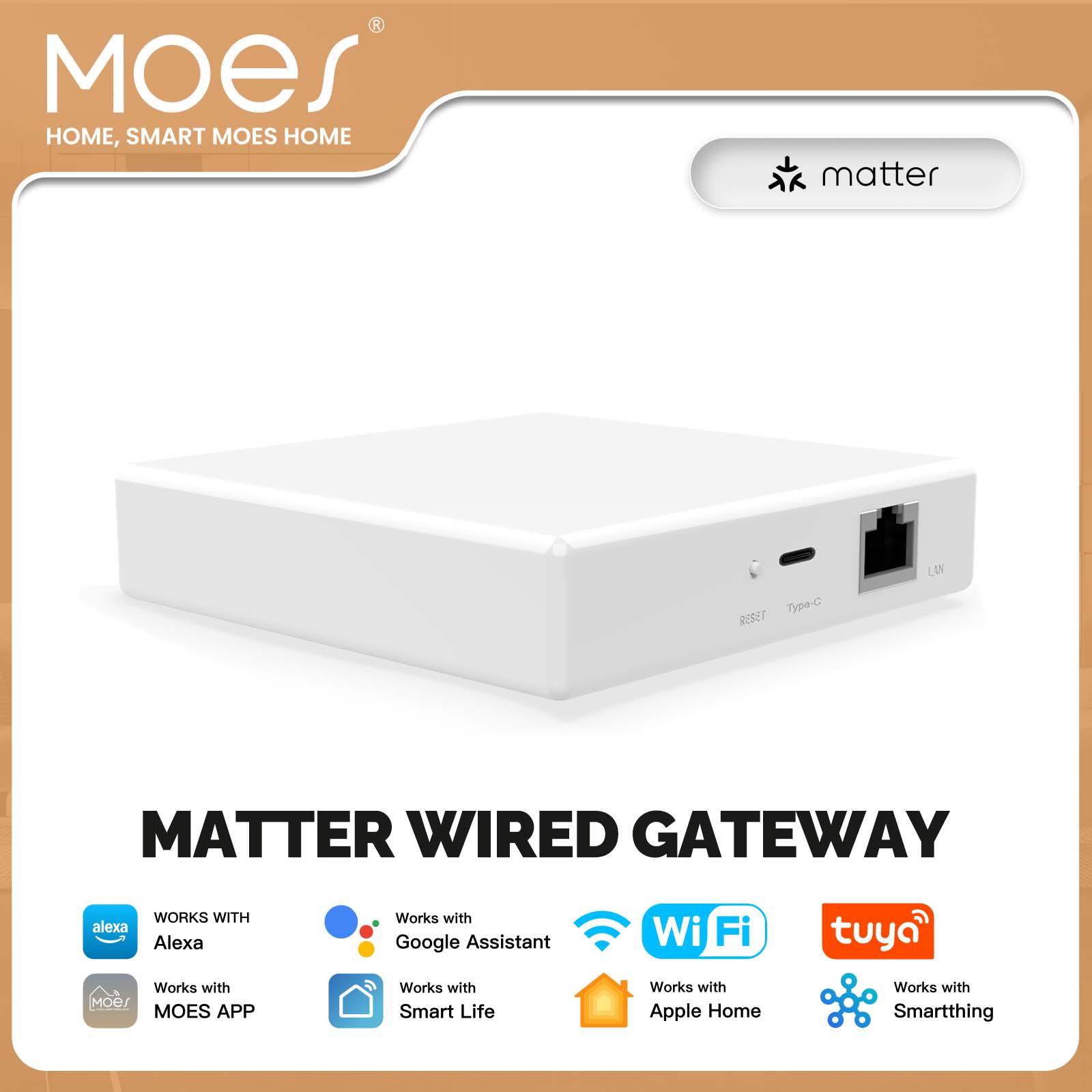 Matter Hub Thread - MOES 투야 지그비 매터 스레드 게이트웨이