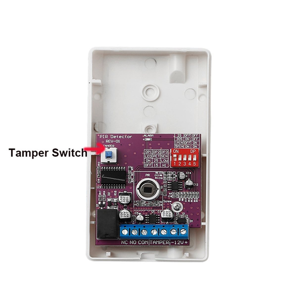 Motion Sensor Pir Wired - AA80 12V 유선 패시브 실내 동작