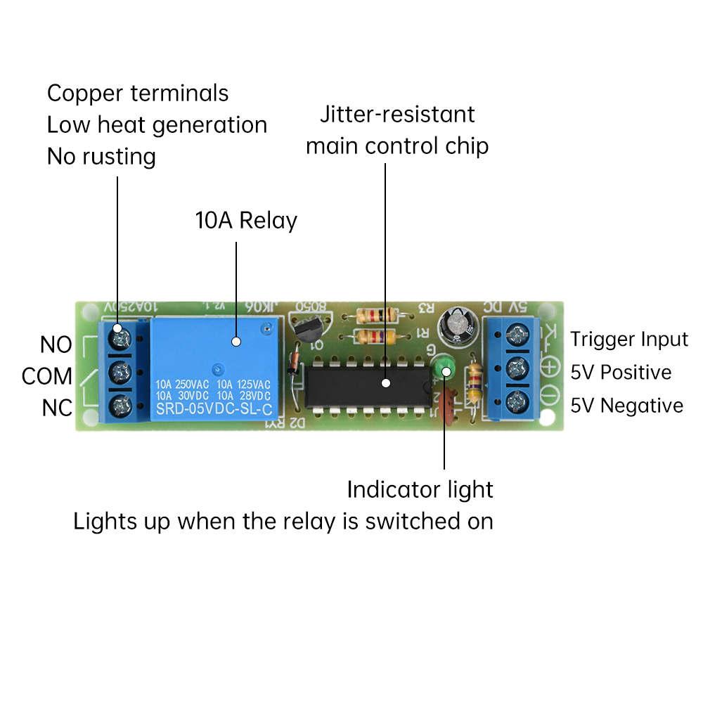 DC 5V 플립 플롭 래치 릴레이 모듈 1 채널 양방향 - Shelly Relay Module 리뷰 및 가격