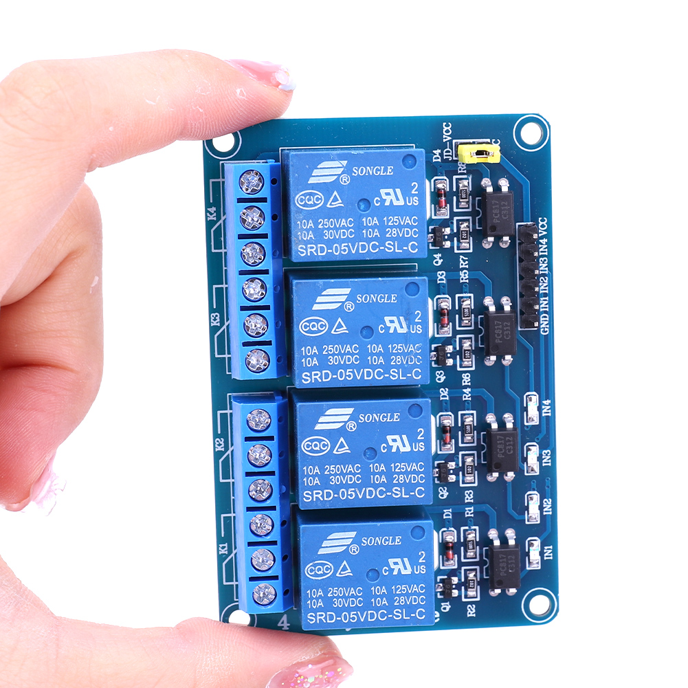 5V 12V 4채널 릴레이 보드(광커플러 릴레이 포함) - Home Automation Arduino 리뷰 및 가격