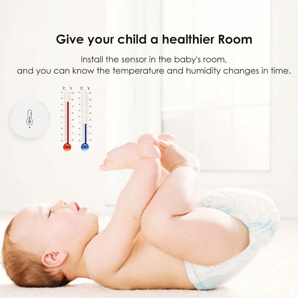 Tuya 스마트 Zigbee 온도 및 습도 센서 App - Home Automation Technology 리뷰 및 가격