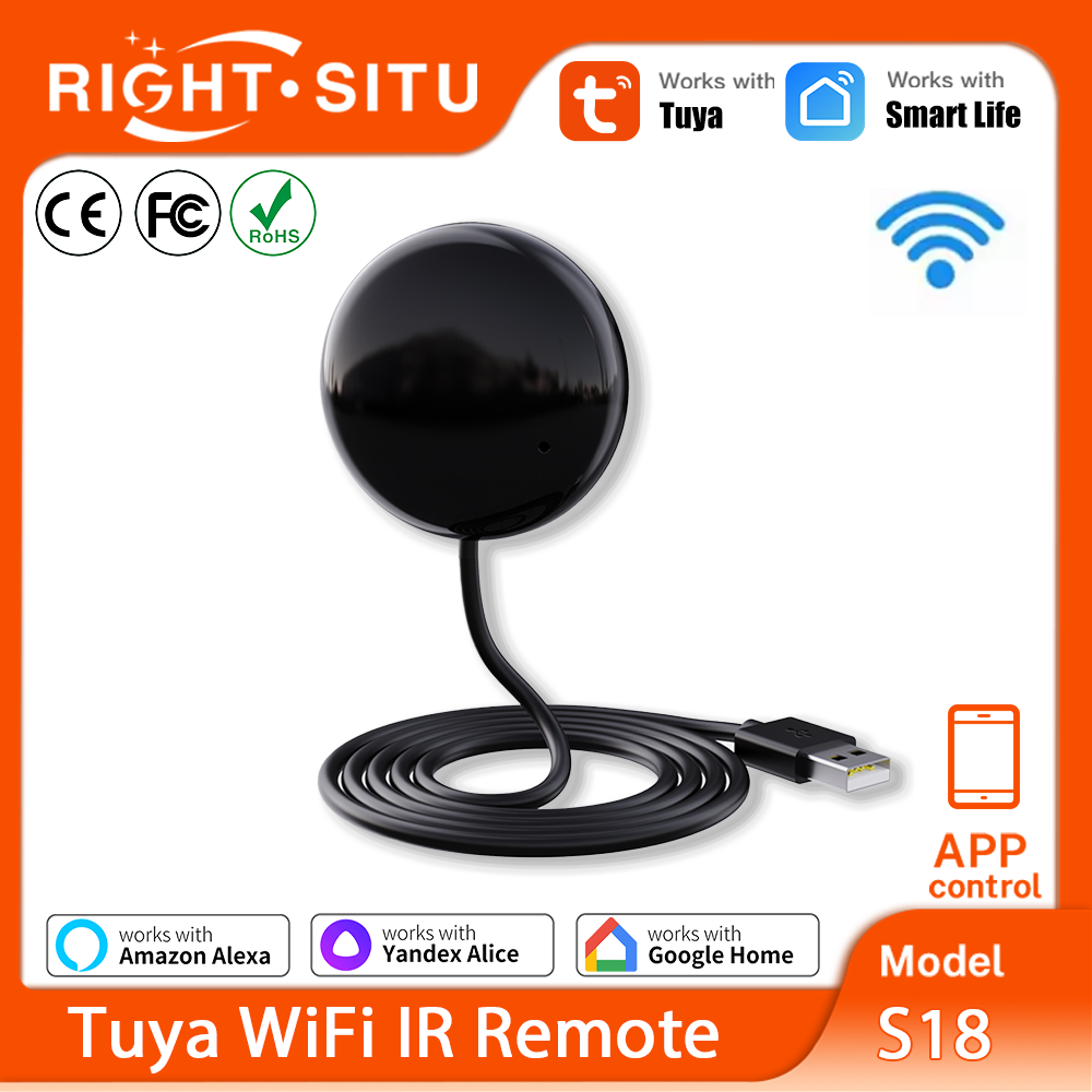 스마트 홈 자동화 원격 제어용 Tuya WiFi IR  - Home Automation Technology 리뷰 및 가격