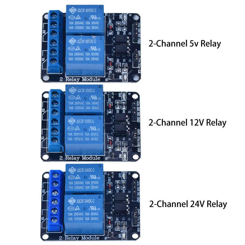 DC 5V 12V 24V 1 2 4 6 8 채널 릴레이 - Relay 8 Channel Board 리뷰 및 가격