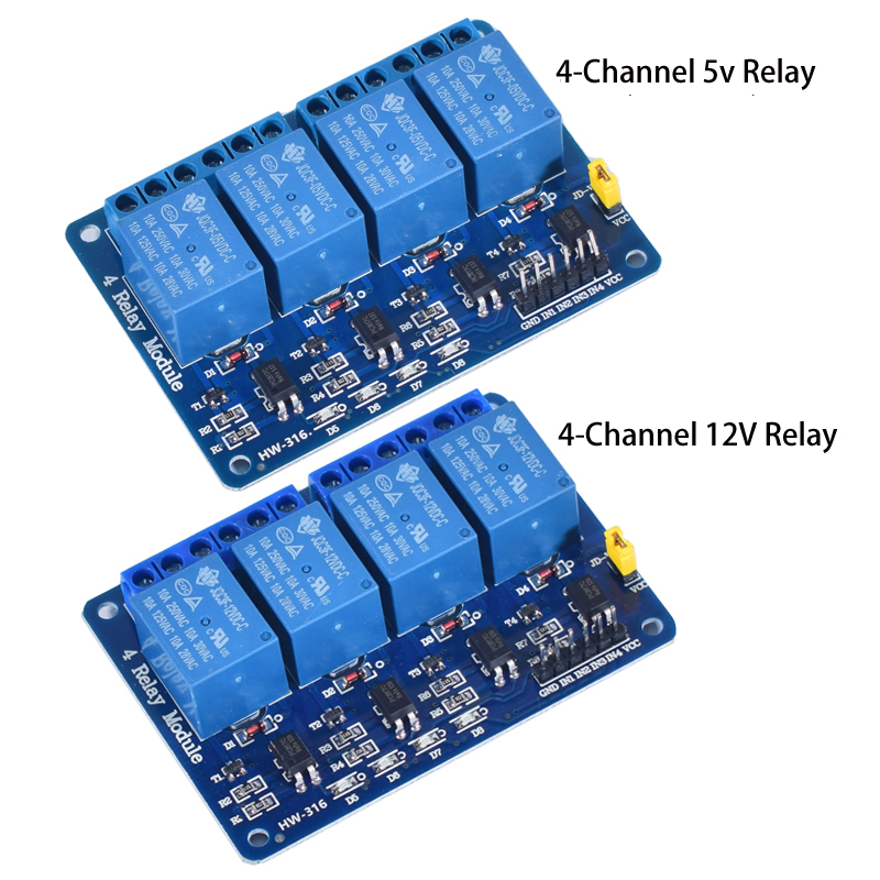 DC 5V 12V 24V 1 2 4 6 8 채널 릴레이 - Relay 8 Channel Board 리뷰 및 가격