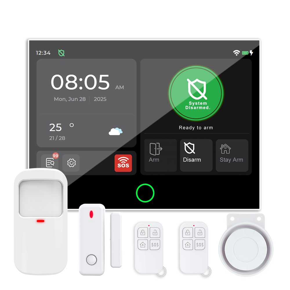 신제품 7인치 터치스크린 4G WiFi 시스템, 무선  - Motion Sensor Pir Wired 리뷰 및 가격