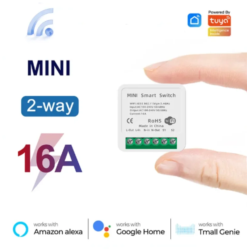 미니 16A WiFi 스위치 스마트 라이프 앱 2방향  - Home Automation Technology 리뷰 및 가격
