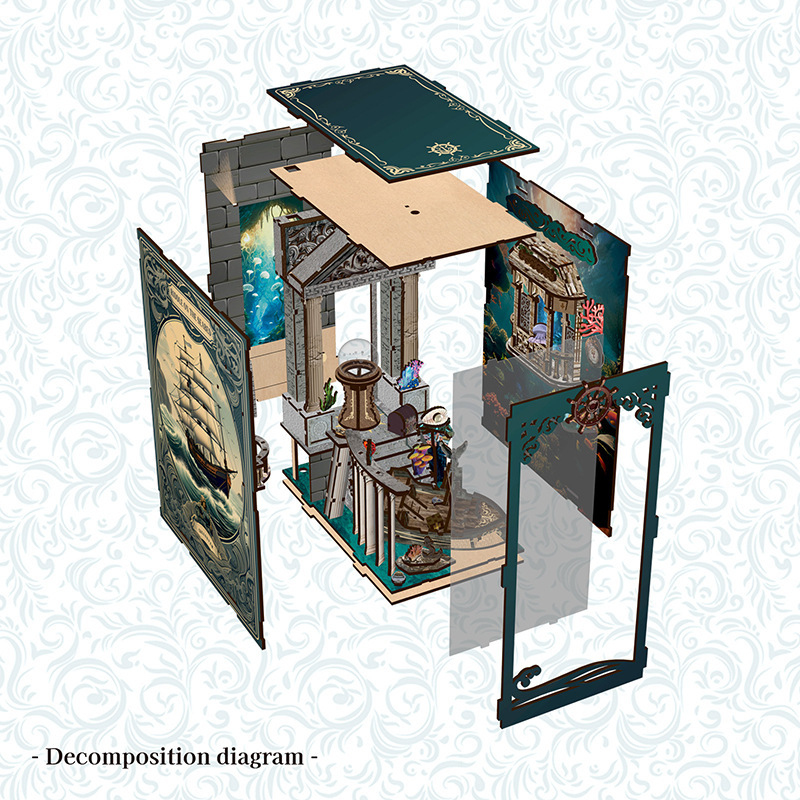 3D 나무 DIY 북엔드 퍼즐 수제 미니 모델 키트 스 - Home Automation Diy Kit 리뷰 및 가격