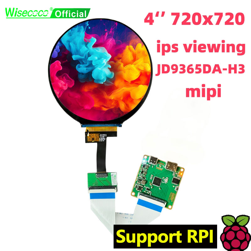 Wisecoco 4 인치 라운드 LCD 디스플레이 원형 - Home Automation Raspberry Pi 리뷰 및 가격