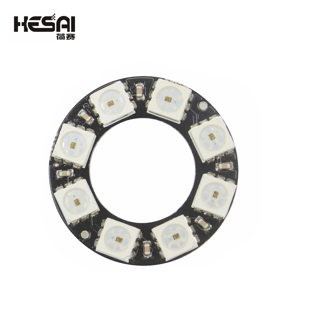RGB LED 링 라이트 8비트 WS2812 5050  - Home Automation Diy Kit 리뷰 및 가격
