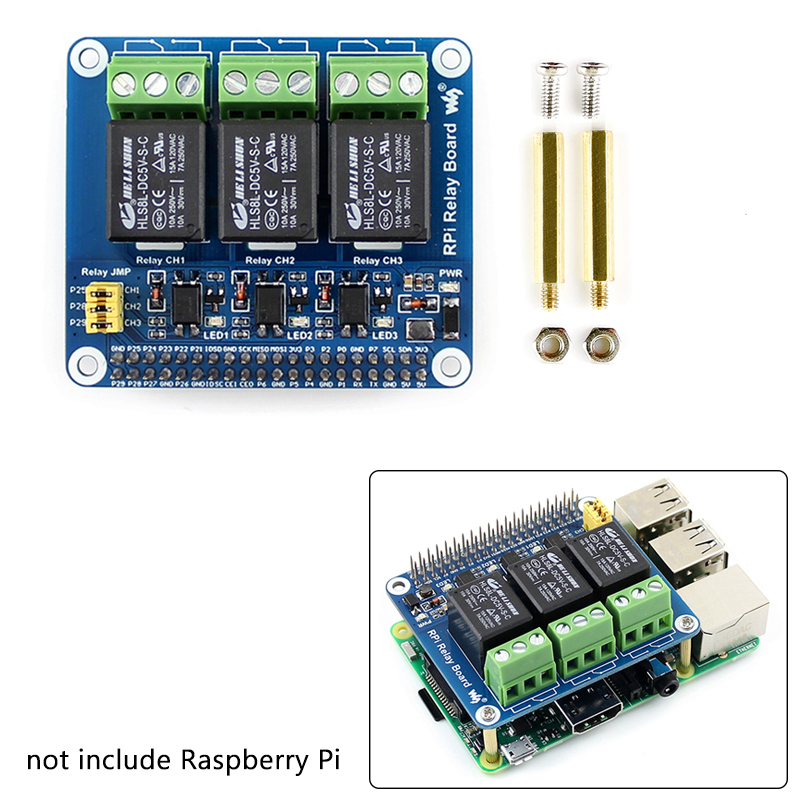 3 채널 릴레이 확장 보드, 라즈베리 파이 5 4B 3 - Home Automation Raspberry Pi 리뷰 및 가격