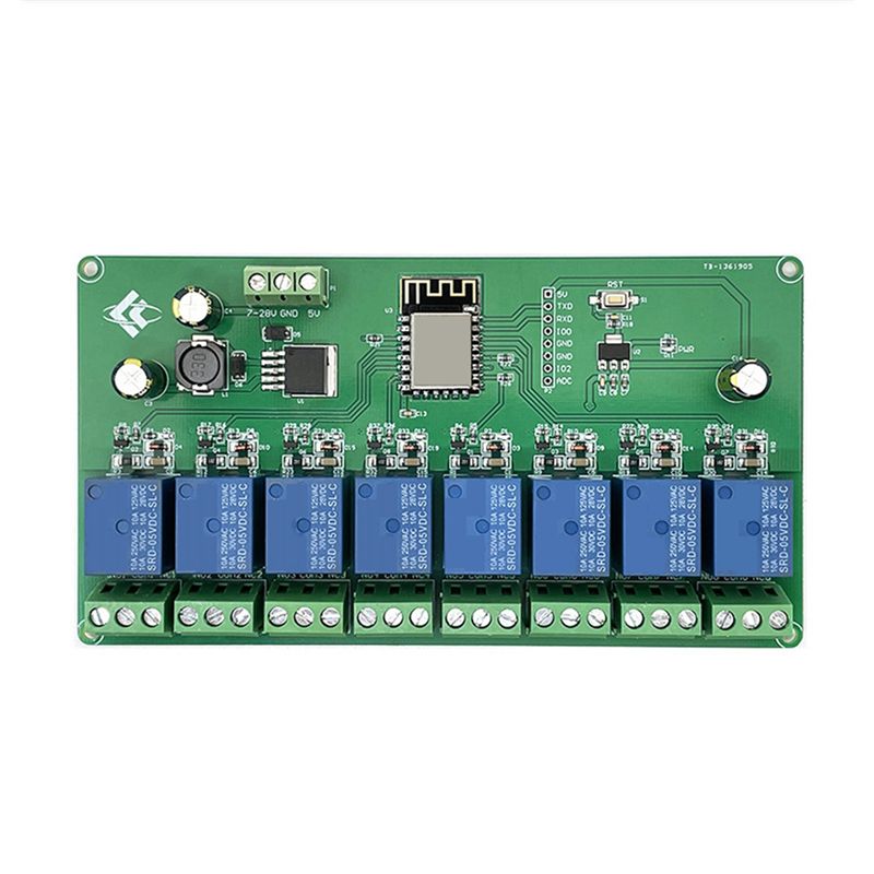 A33T-2X 8 채널 무선 WIFI 릴레이 모듈 ES - Relay 8 Channel Board 리뷰 및 가격