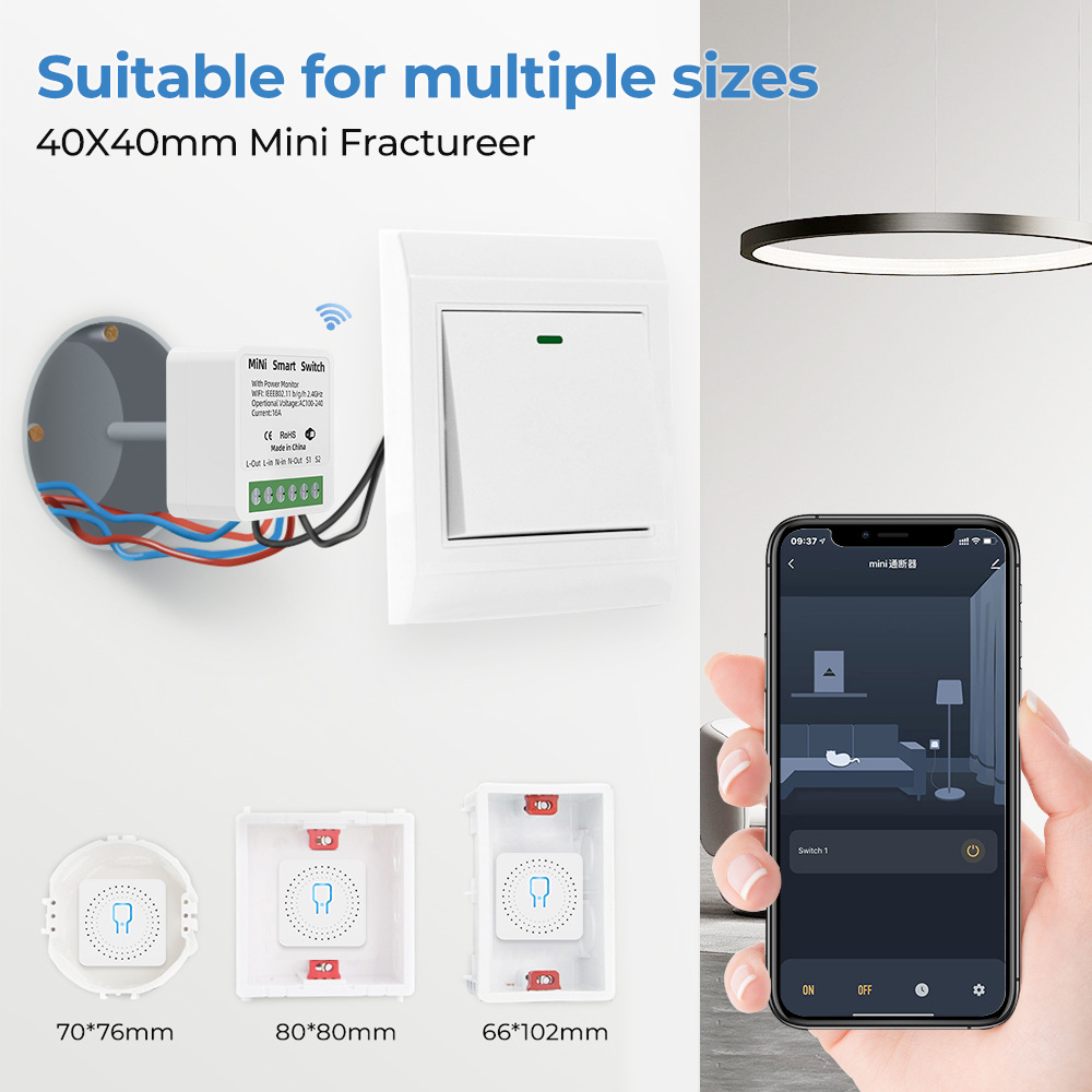 Zigbee 와이파이 스마트 스위치 전원 모니터 포함, - Home Automation Industry 리뷰 및 가격