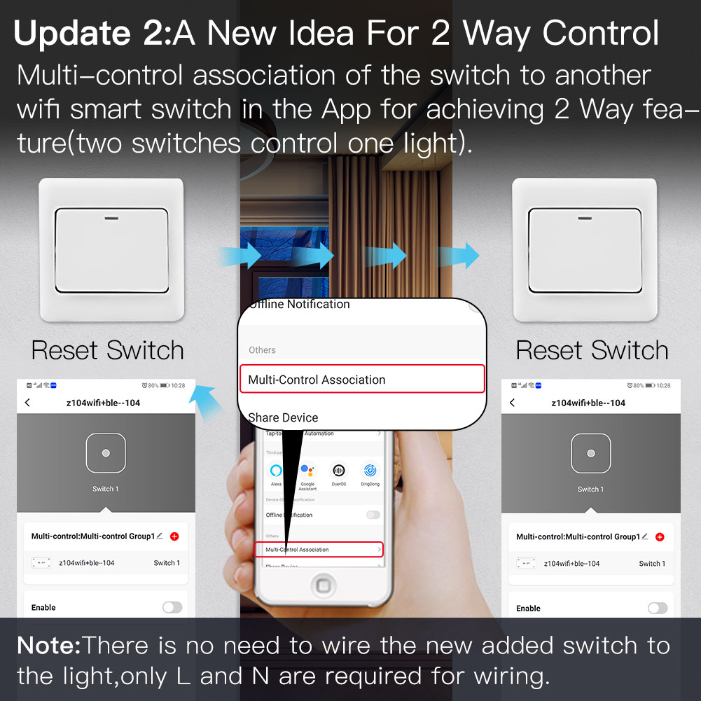 1/2Gang 전등 스위치 DIY 모듈 Wifi RF  - Home Automation Panel Diy 리뷰 및 가격
