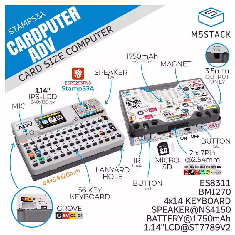 M5Stack Cardputer Adv 프로그래밍 가능 - Iot Diy Home Automation 리뷰 및 가격